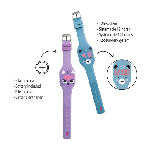 Relógio digital touch MIQUELRIUS Back2Fun urso