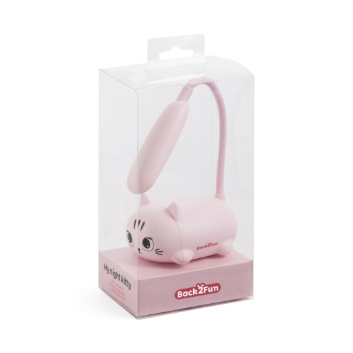 Candeeiro LED MIQUELRIUS Back2Fun Gato rosa