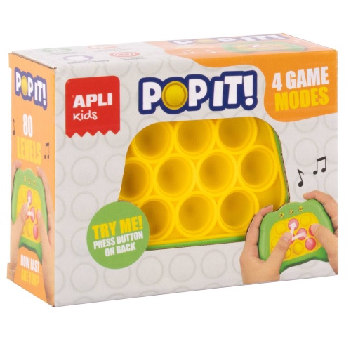 Pop It eletrónico APLI KIDS amarelo