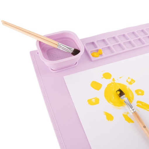 Tapete de pintura em silicone lilás APLI KIDS