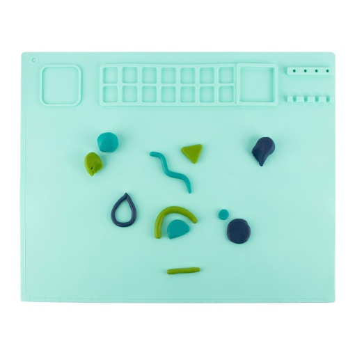 Tapete de pintura em silicone verde APLI KIDS