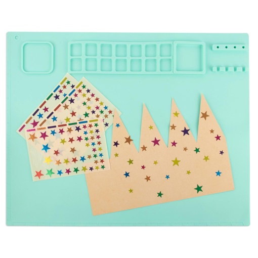 Tapete de pintura em silicone verde APLI KIDS