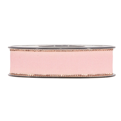 Fita de tecido MP Gold Line Gros Grain 25mmx20m rosa 03