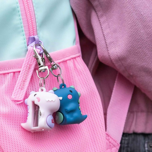 Afia com porta-chaves MIQUELRIUS Back2Fun Dino azul