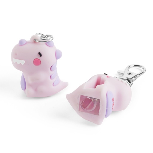 Afia com porta-chaves MIQUELRIUS Back2Fun Dino rosa