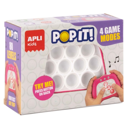 Pop It eletrónico APLI KIDS branco