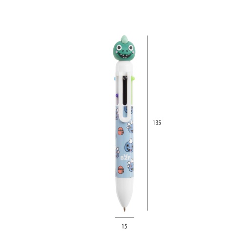 Esferográfica de 6 cores MIQUELRIUS Back2Fun Dino
