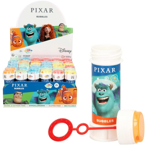 Burbujas de jabón Pixar Bubble World 60 ml surtidas