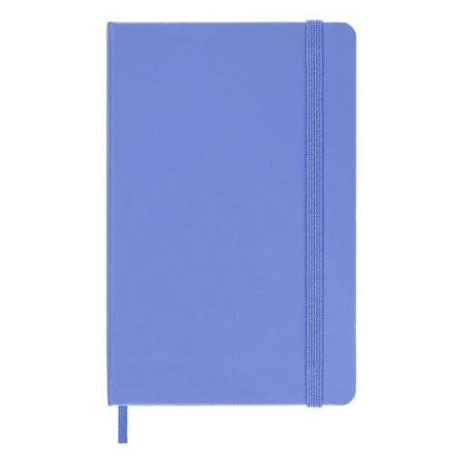 Caderno A6 liso capa dura MOLESKINE Classic azul hydrangea com elástico