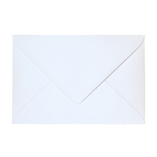Envelope metalizado Simply B6 pala bico 120x175mm branco light blue (10 unidades)