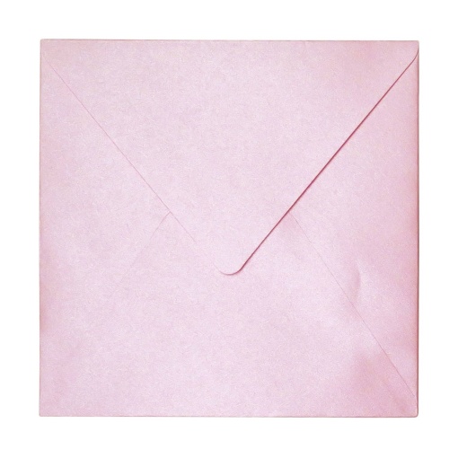 Envelope metalizado Simply pala bico 160x160mm rosa (10 unidades)