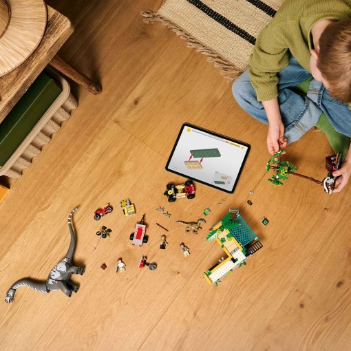 LEGO Jurassic World Missão de Localização de Raptor e Titanossauro 76973
