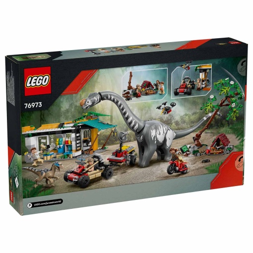 LEGO Jurassic World Missão de Localização de Raptor e Titanossauro 76973