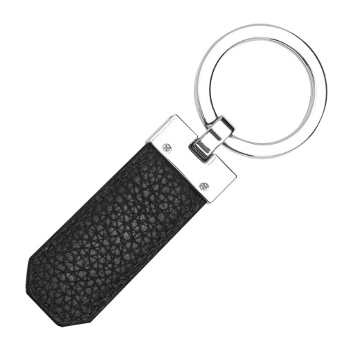 Porta-chaves em pele Hugo Boss Classic Grained preto