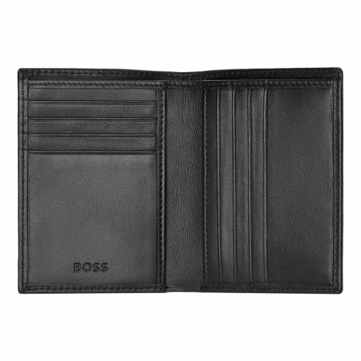 Carteira em pele Hugo Boss Classic Smooth preta