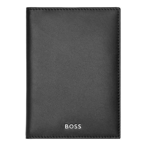 Carteira em pele Hugo Boss Classic Smooth preta