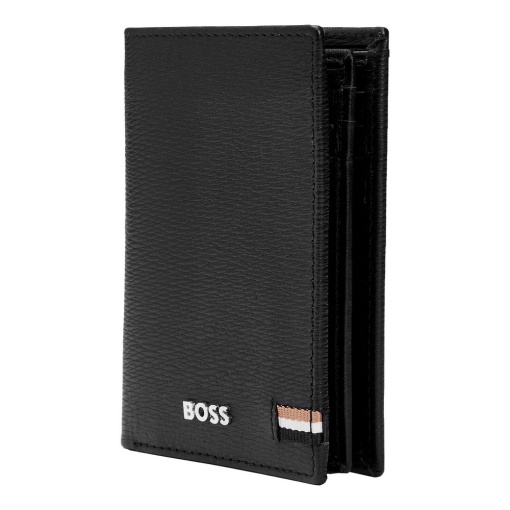 Carteira em pele Hugo Boss Iconic preta