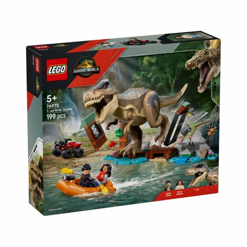 LEGO Jurassic World fuga pelo rio do T.Rex 76975