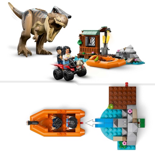 LEGO Jurassic World fuga pelo rio do T.Rex 76975