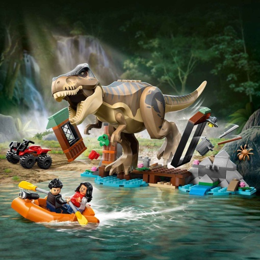 LEGO Jurassic World fuga pelo rio do T.Rex 76975