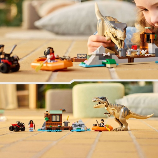 LEGO Jurassic World fuga pelo rio do T.Rex 76975