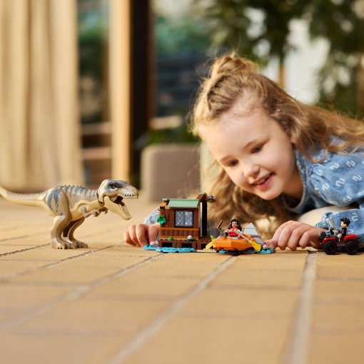 LEGO Jurassic World fuga pelo rio do T.Rex 76975