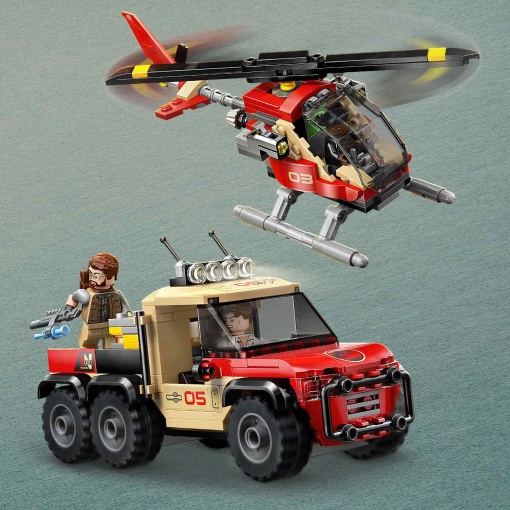 LEGO Jurassic World missão aérea com Espinossauro e Quetzalcoatlus 76976