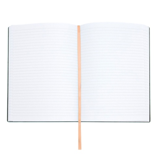 Caderno A5 pautado HUGO BOSS Pastel Classic 96 folhas 80g laranja com elástico