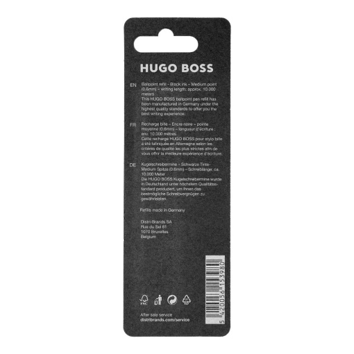 Recarga para roller Hugo Boss preto M (2 unidades)