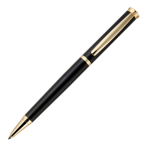 Esferográfica Hugo Boss Sophisticated preto mate/dourado M
