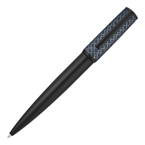 Esferográfica Hugo Boss Arche Monogram preto/azul M