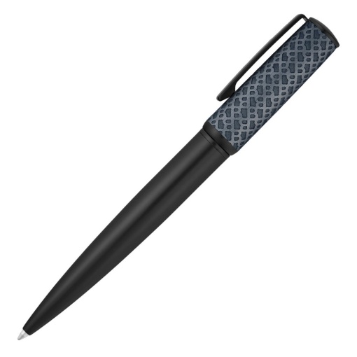 Hugo Boss Arche Monogram ballpoint pen, black/blue, M