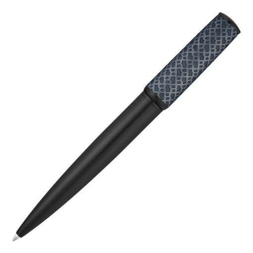Hugo Boss Arche Monogram ballpoint pen, black/blue, M