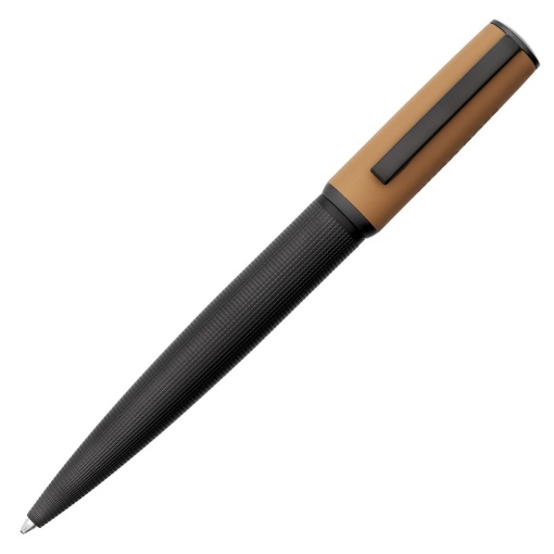 Esferográfica Hugo Boss Arche Iconic preto/camel M
