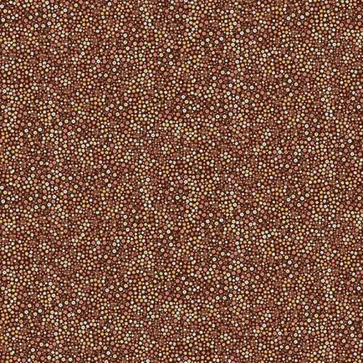 Tecido MAKOWER Hello Autumn Mini Blooms Brown 1x1,12m