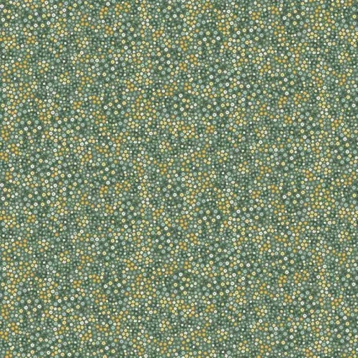 Tecido MAKOWER Hello Autumn Mini Blooms Teals 1x1,12m