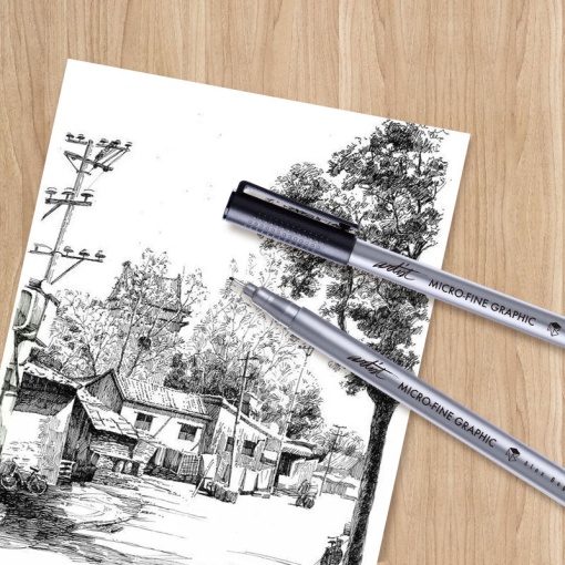 Conjunto 9 fineliners Artist by Alex Bog