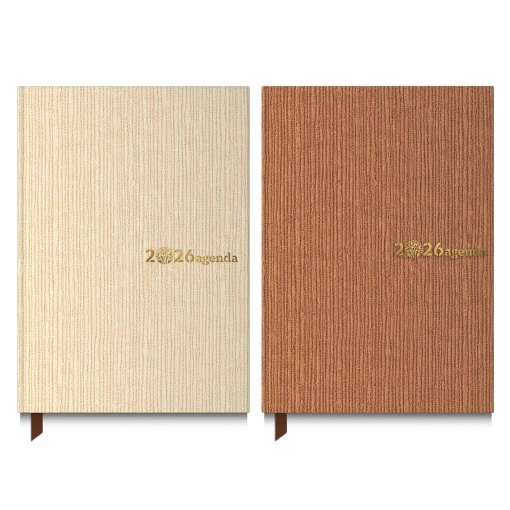 Agenda diária A5 2026 AMBAR Natura sortido
