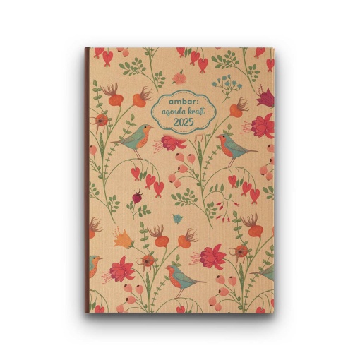 Agenda diária A5 2026 AMBAR Graphic Kraft sortido