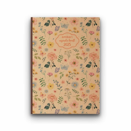 Agenda diária A5 2026 AMBAR Graphic Kraft sortido