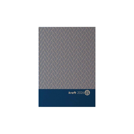 Agenda diária A6 2026 AMBAR Kraft sortido