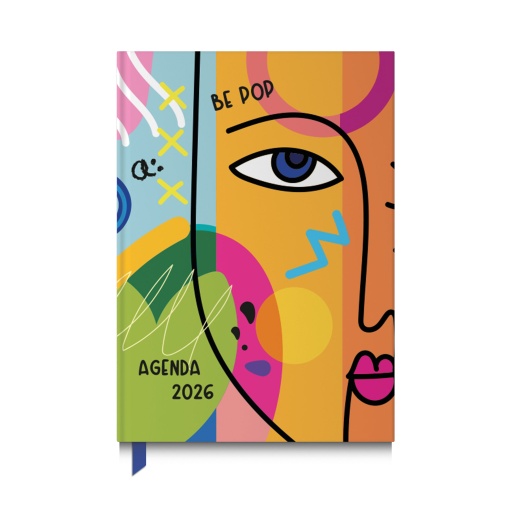 Agenda diária A5 2026 AMBAR Pop sortido