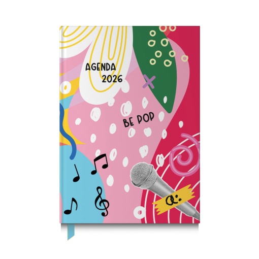 Agenda diária A5 2026 AMBAR Pop sortido