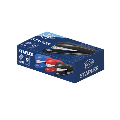 Forofis Stapler No. 10, 12 sheets, black