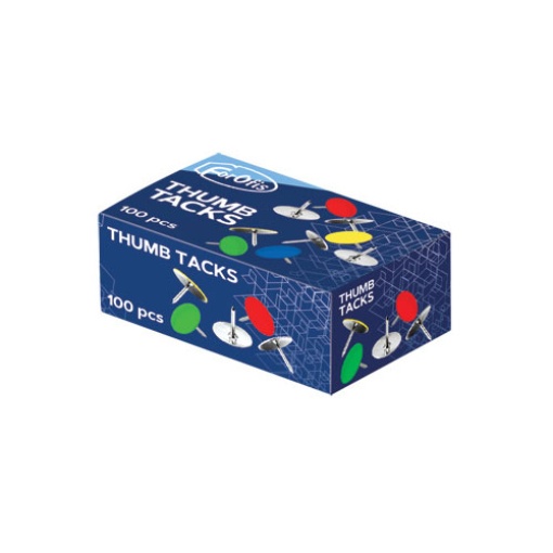 FOROFIS 5-color thumbtacks - 100 units