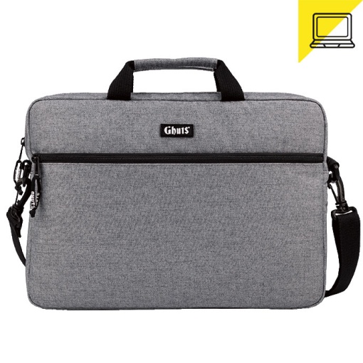 Mala de tiracolo para portátil 14" GHUTS Silver Grey 2025 39x28x5cm