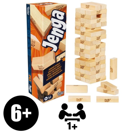 Jenga Clássico com dado digital HASBRO GAMES