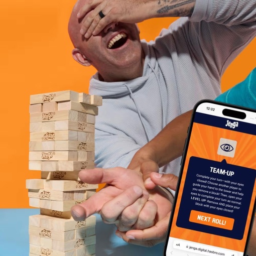 Jenga Clássico com dado digital HASBRO GAMES