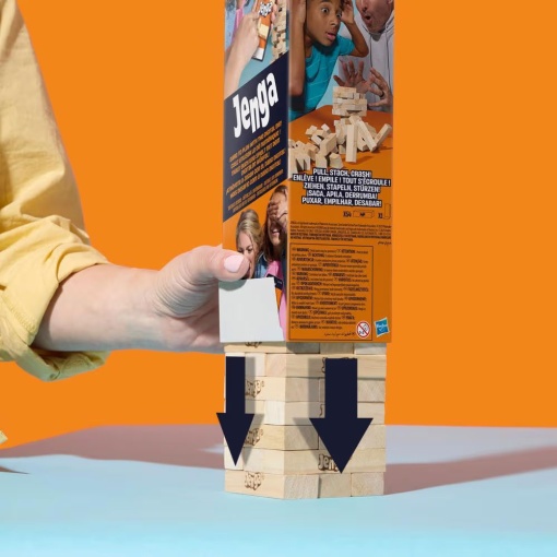 Jenga Clássico com dado digital HASBRO GAMES