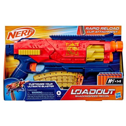 NERF Loadout Shadowspeed Recon Blaster HASBRO